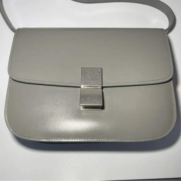 Celine Medium Classic Bag In Box Calfskin Gray - Picture 2 of 15